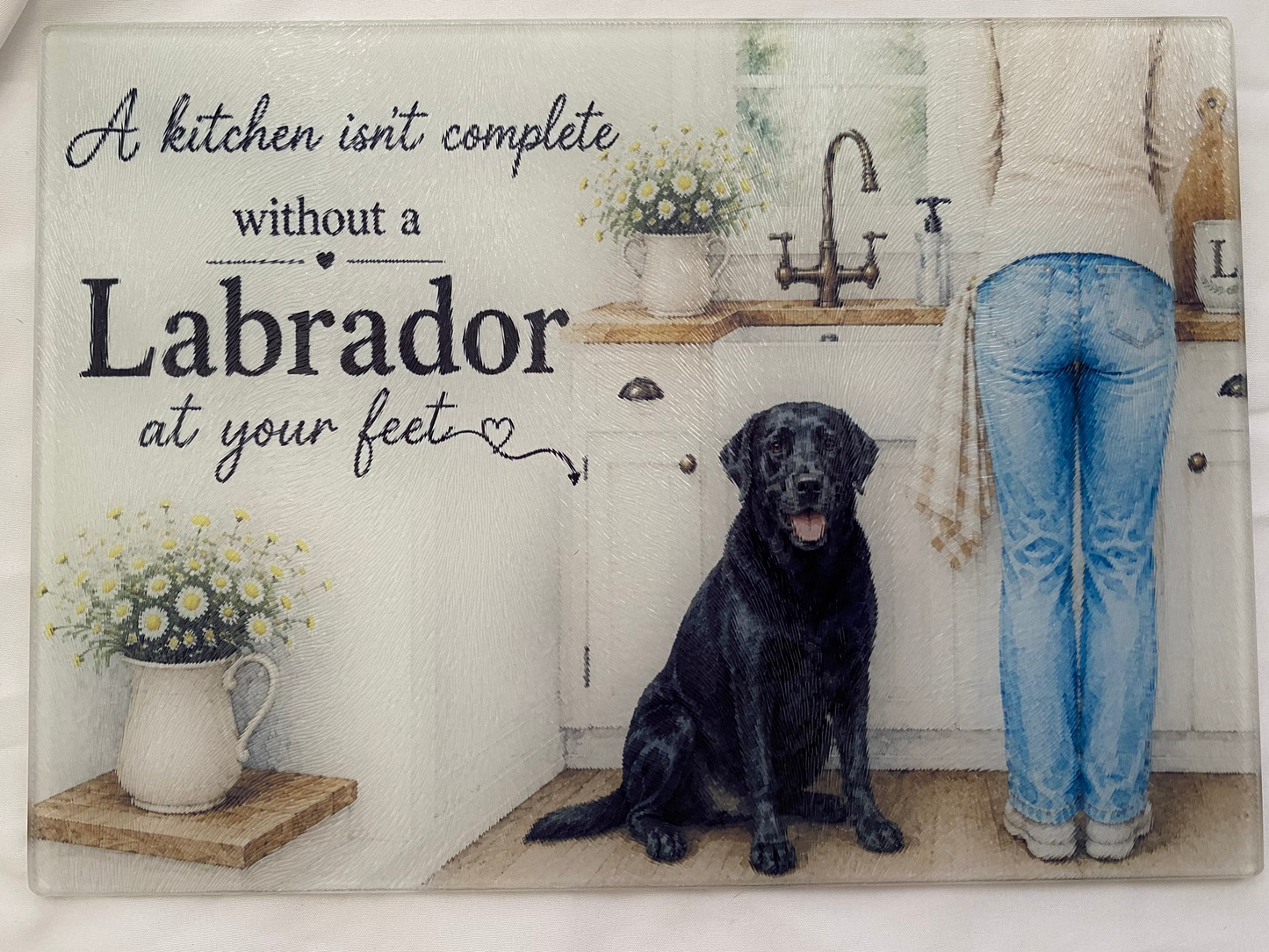 A Kitchen Isn't Complete Without A _____ At Your Feet - Labrador Ver. (Black)