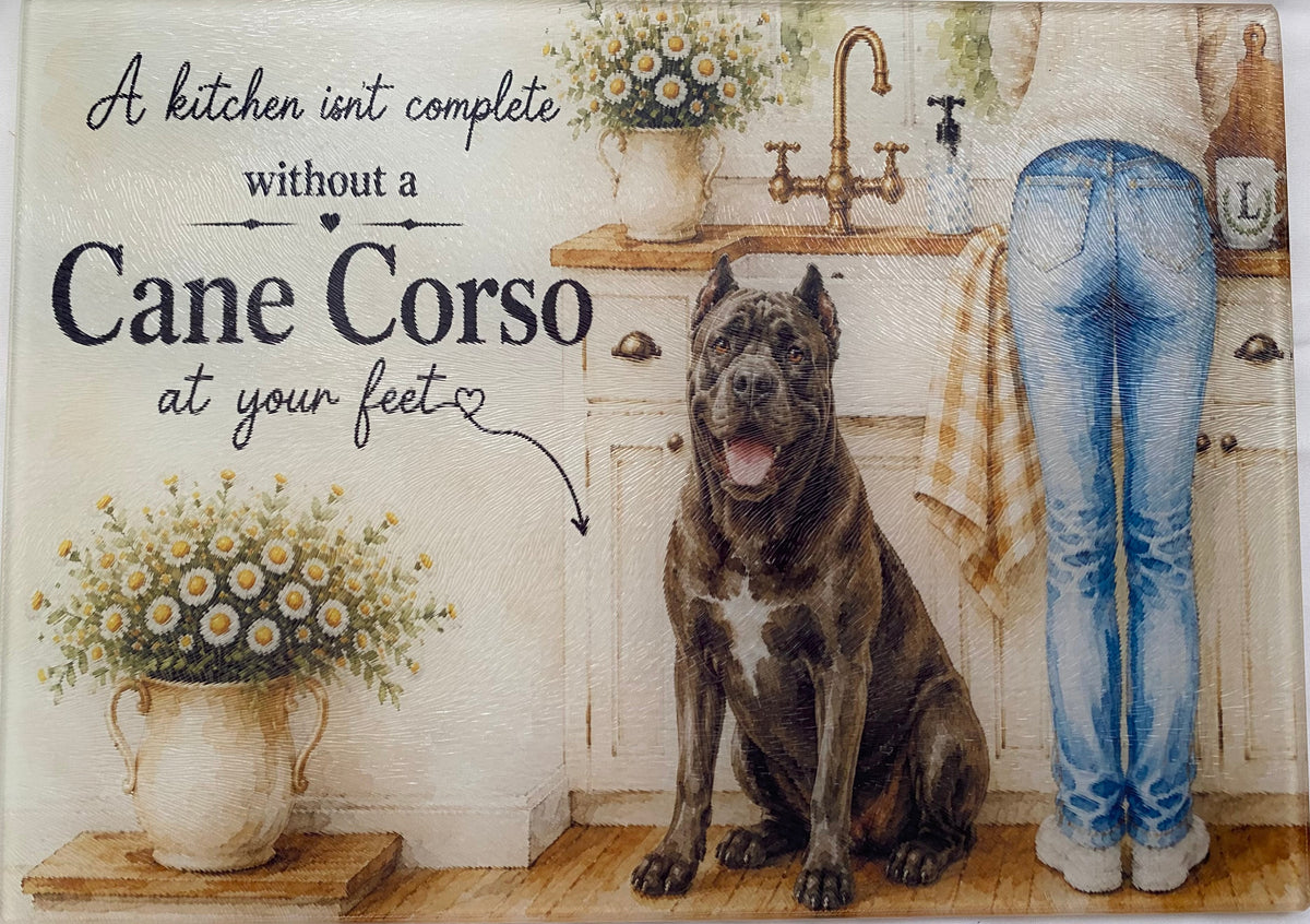 A Kitchen Isn't Complete Without A _____ At Your Feet - Cane Corso