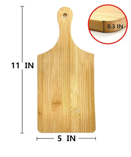 Dear Santa Mini Charcuterie Board - Bamboo