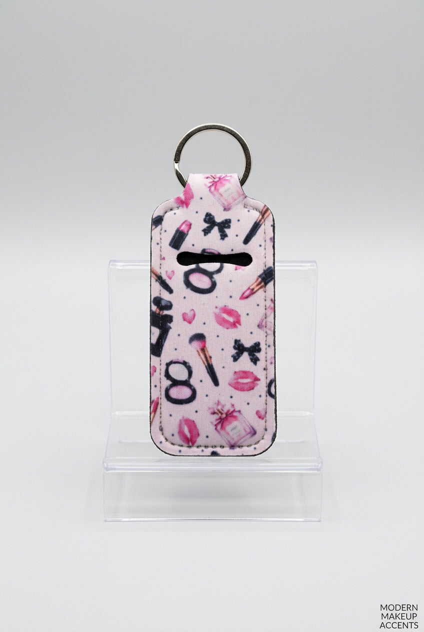 Pink Makeup lipstick and lip balm holder