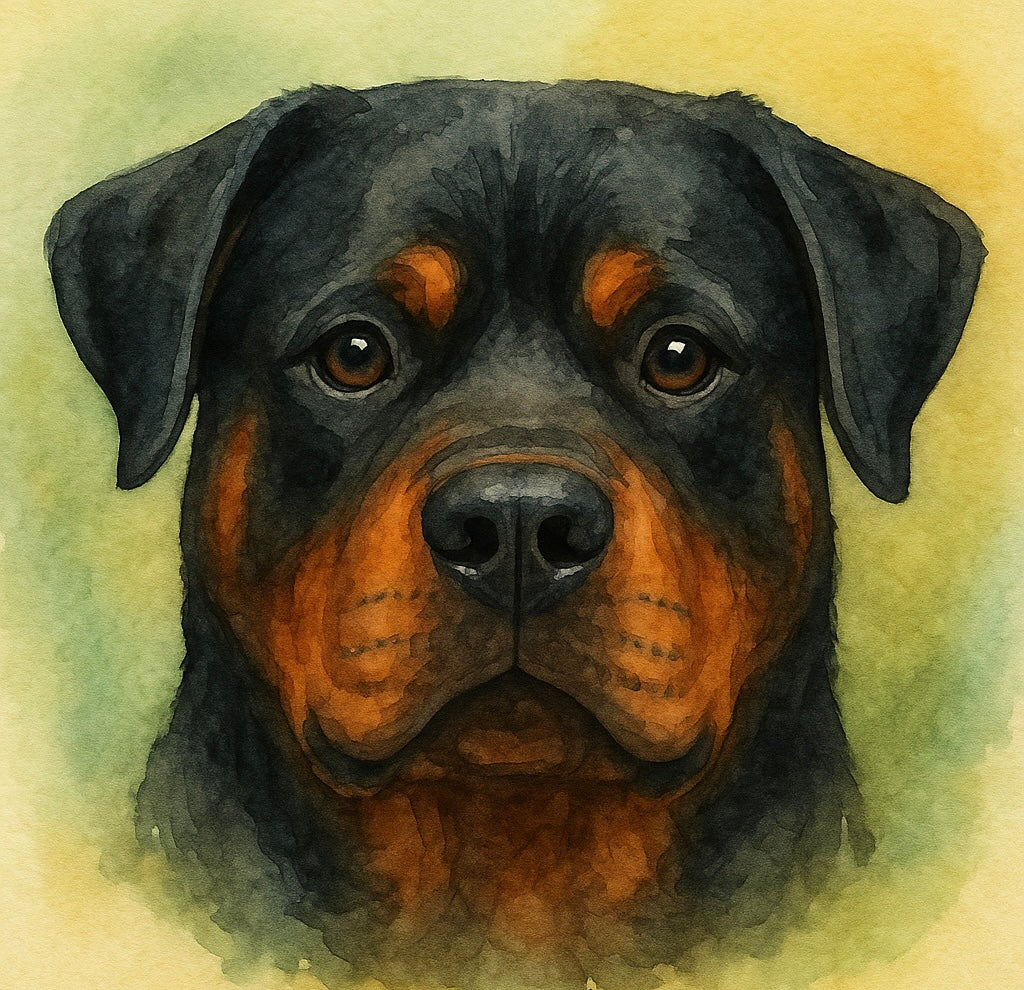 Rottweiler Car Coasters – Set of 2