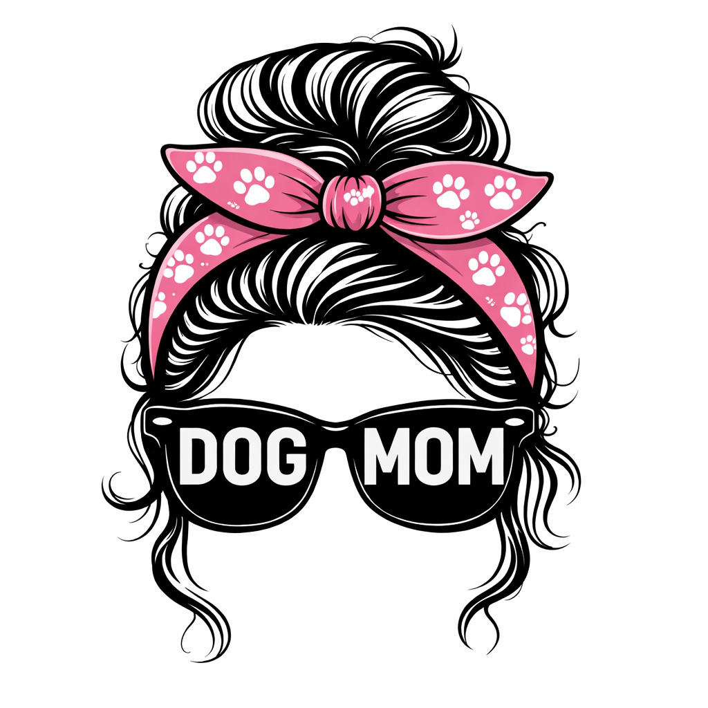 Dog Mom Fridge Magnet – 3x3 metal magnet