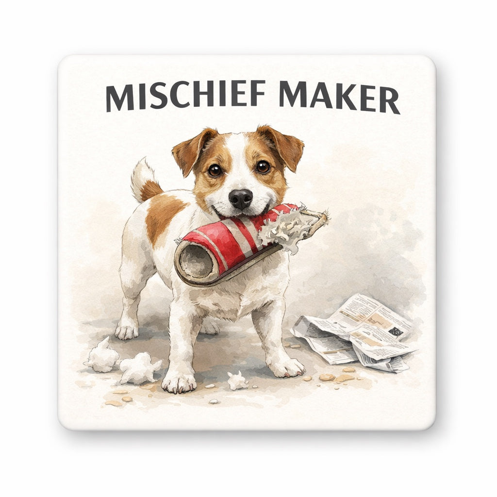 Mischief Maker Dog Fridge Magnet
