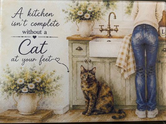 A Kitchen Isn't Complete Without A Cat At Your Feet