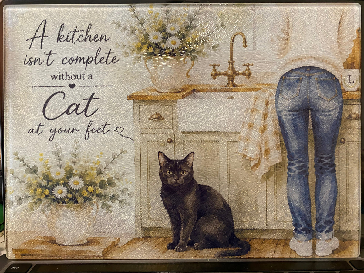 A Kitchen Isn't Complete Without A Cat At Your Feet