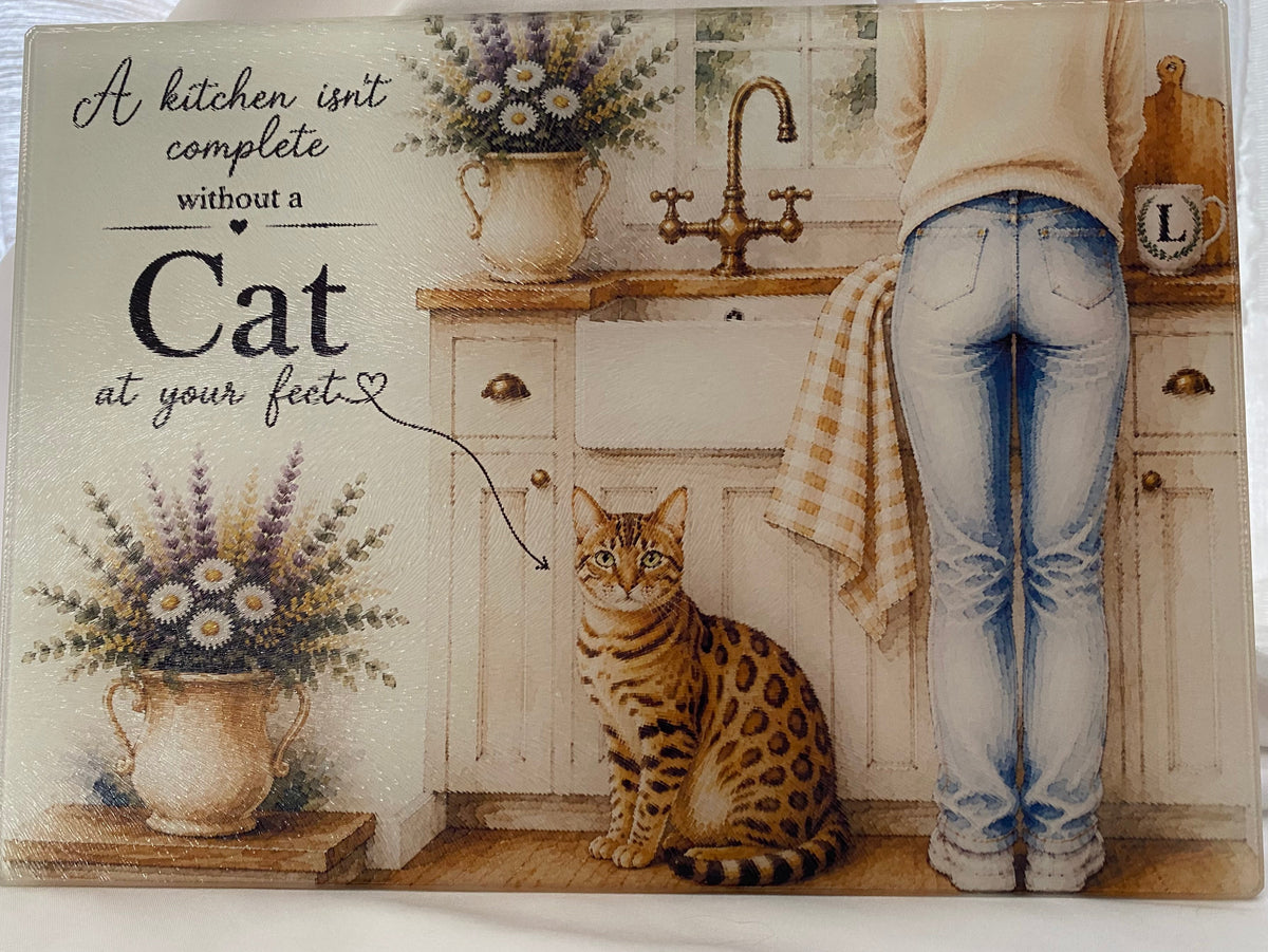 A Kitchen Isn't Complete Without A Cat At Your Feet