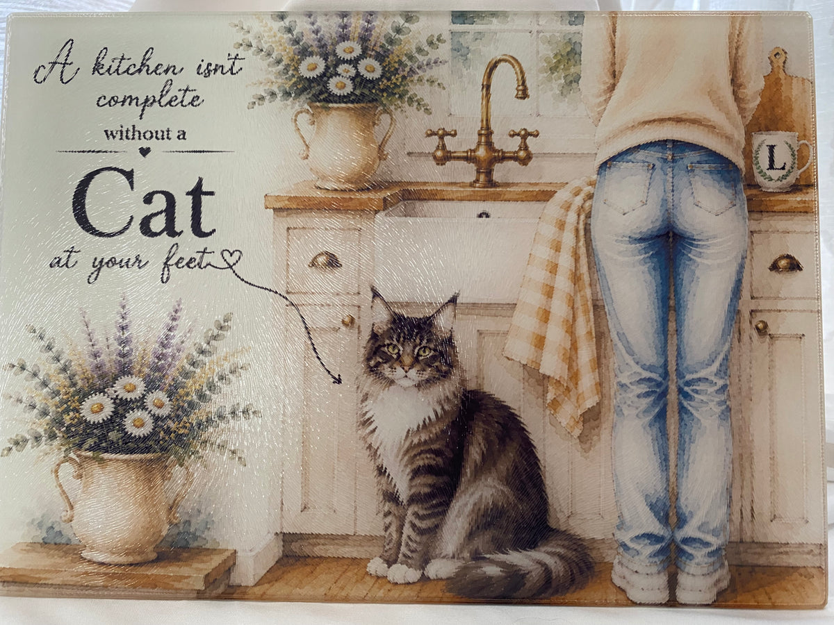 A Kitchen Isn't Complete Without A Cat At Your Feet