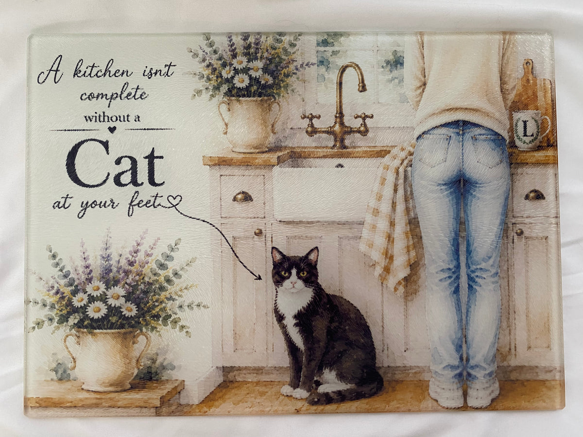 A Kitchen Isn't Complete Without A Cat At Your Feet