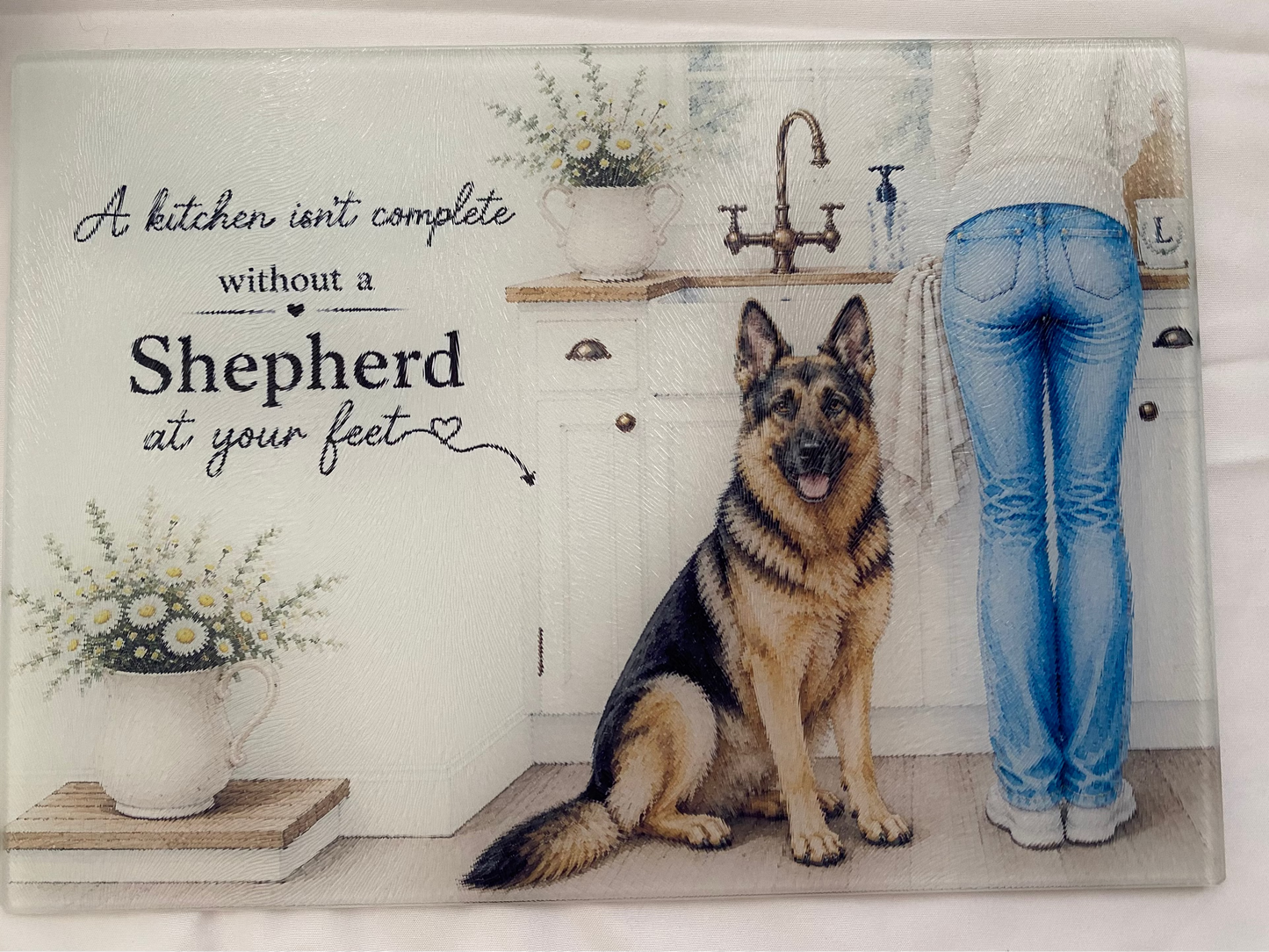 A Kitchen Isn't Complete Without A _____ At Your Feet -  German Shepherd Ver.