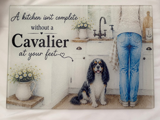 A Kitchen Isn't Complete Without A _____ At Your Feet -  Cavalier Ver.