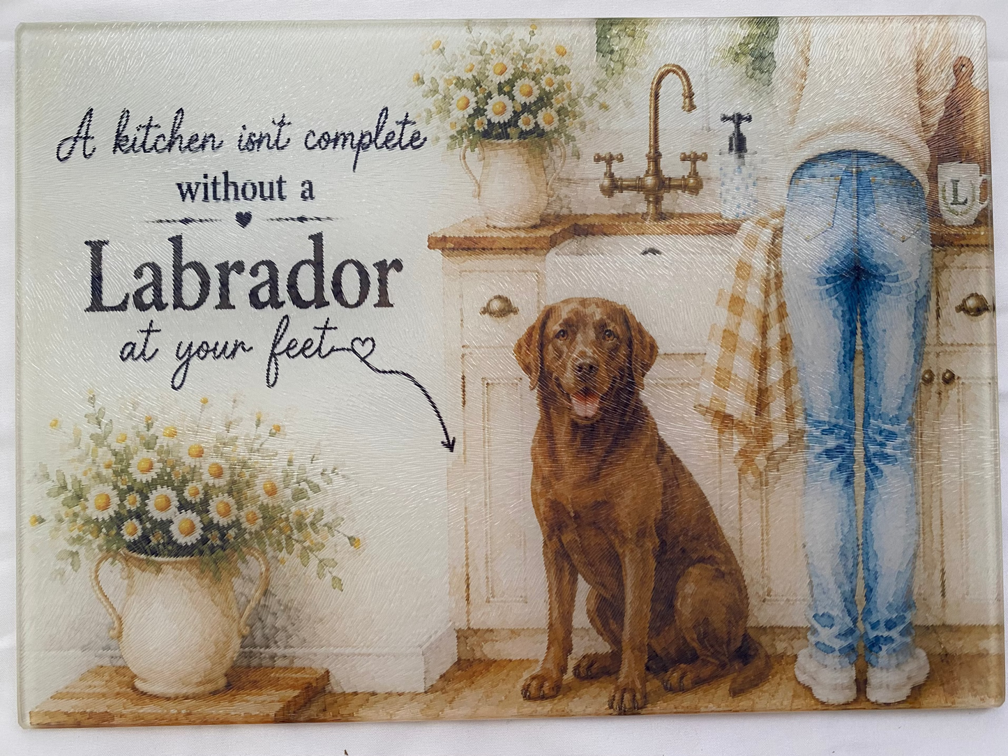 A Kitchen Isn't Complete Without A _____ At Your Feet - Labrador Ver. (Chocolate)