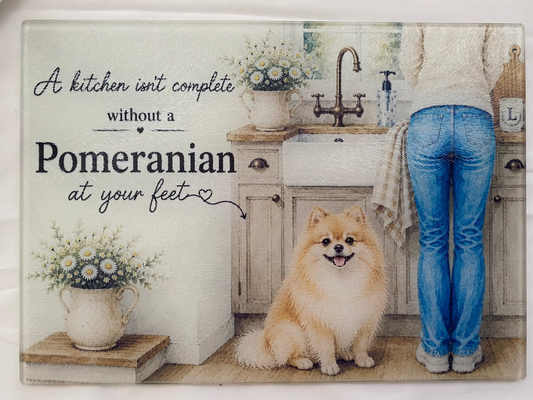 A Kitchen Isn't Complete Without A _____ At Your Feet - Pomeranian  Ver.
