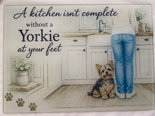 A Kitchen Isn't Complete Without A _____ At Your Feet - Yorkie Ver.