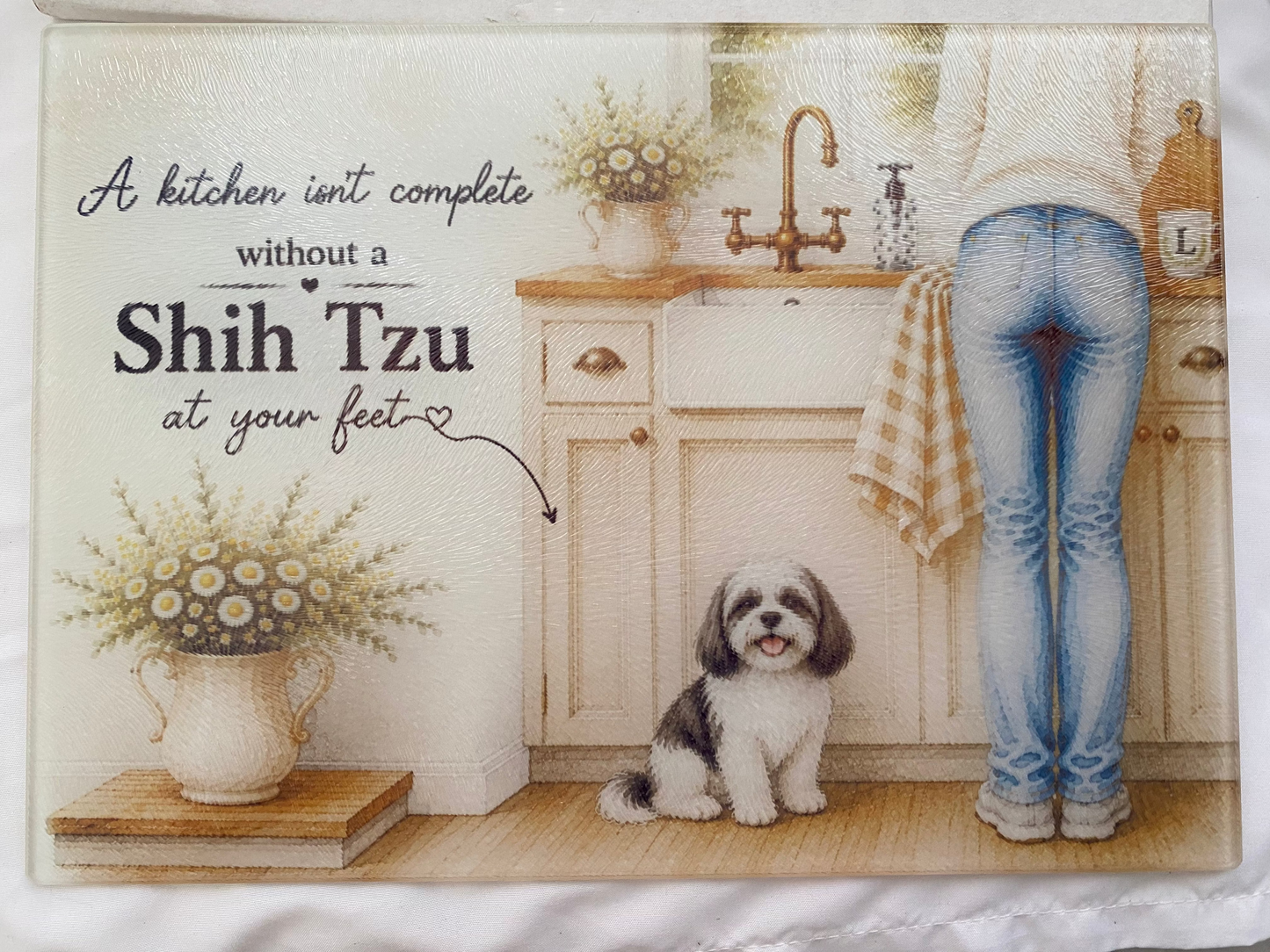 A Kitchen Isn't Complete Without A _____ At Your Feet - Shih Tzu  Ver.