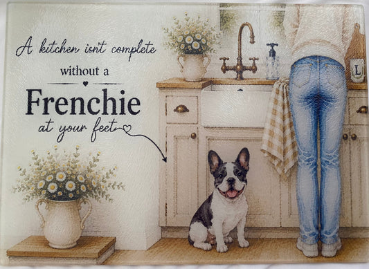 A Kitchen Isn't Complete Without A _____ At Your Feet - Frenchie Black/White