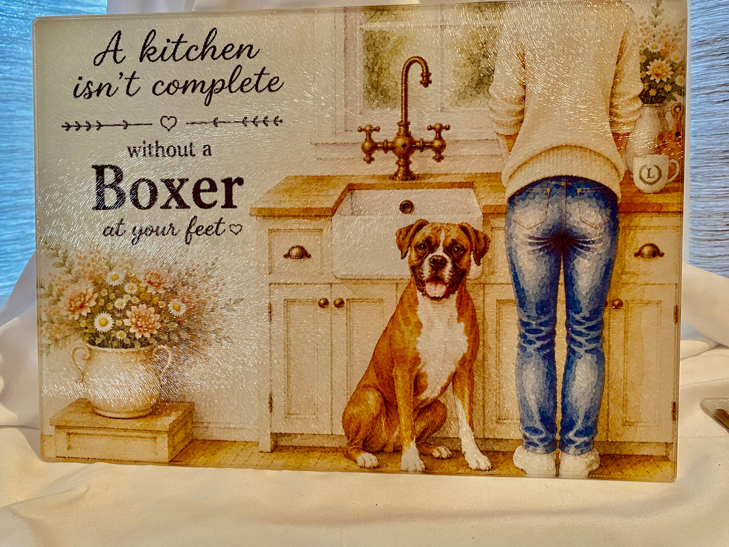 A Kitchen Isn't Complete Without A _____ At Your Feet -  Boxer