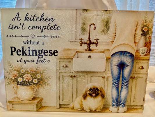 A Kitchen Isn't Complete Without A _____ At Your Feet - Pekingese