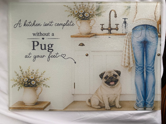 A Kitchen Isn't Complete Without A _____ At Your Feet -  Pug