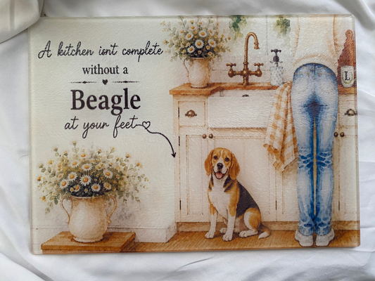 A Kitchen Isn't Complete Without A _____ At Your Feet - Beagle