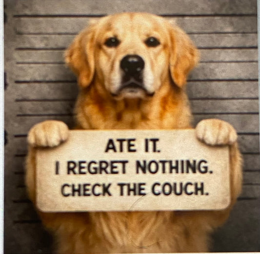 Golden Retriever Ate It Mousepad