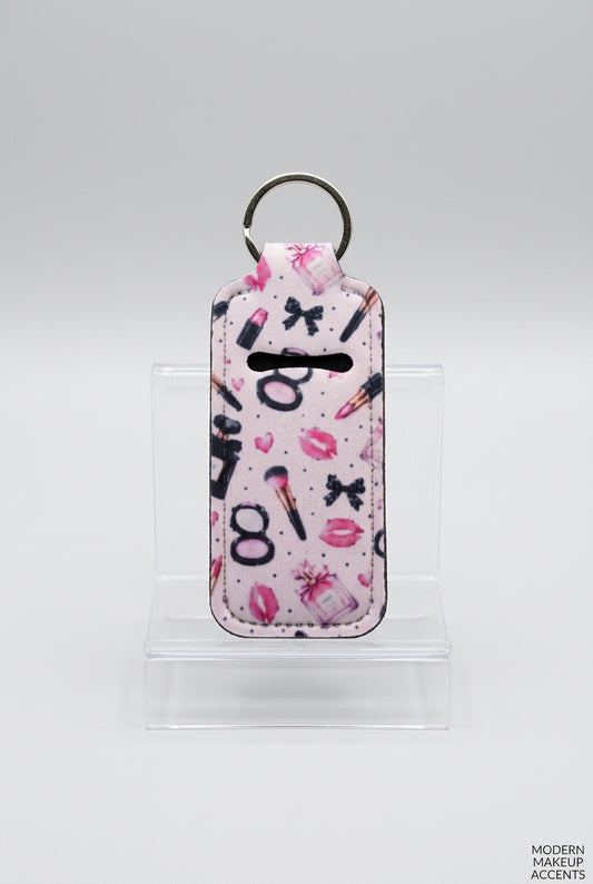 Pink Makeup lipstick and lip balm holder