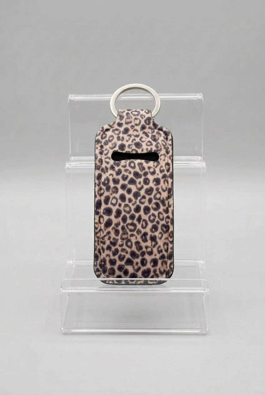 Leopard Print lipstick and lip balm holder