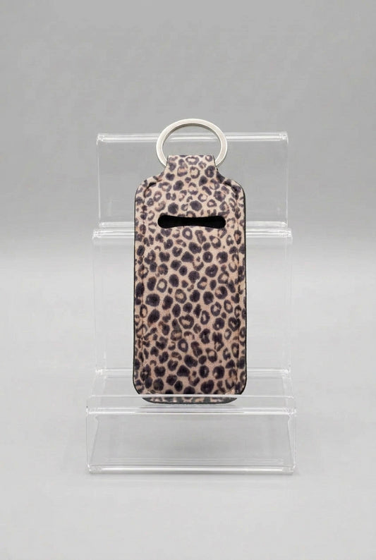 Leopard Print lipstick and lip balm holder