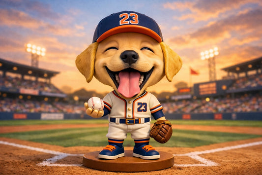 Baseball Puppy Mousepad
