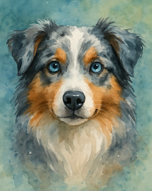 Australian Shepherd Car Coasters – Set of 2