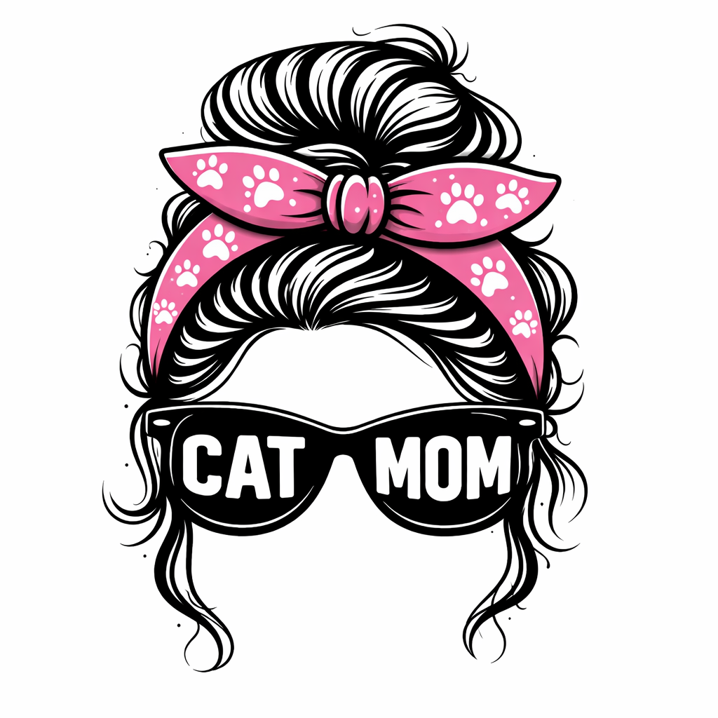 Cat Mom Fridge Magnet – 3x3 metal magnet