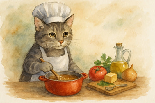 Chef Cat Fridge Magnet