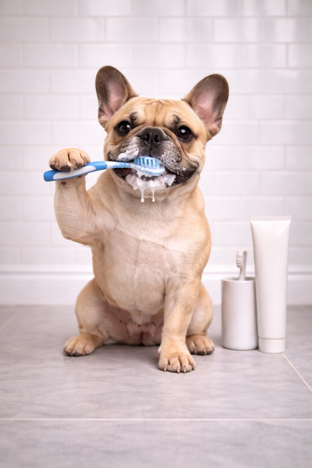 French Bulldog Bathroom Decor - design 4