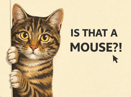 Is That a Mouse?! Cat Mousepad